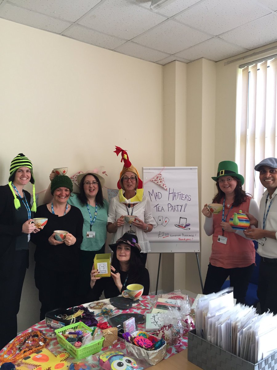 CUMBRIA ABI TEAM (@abicumbria) on Twitter photo We had a mad hatters tea party! #anyexcusetoeatcake #HatsforHeadway #ActionForBrainInjuryWeek #greatteam @CPFTNHS <a href="/HeadwaySCumbria/">HeadwaySouthCumbria</a> We had a mad hatters tea party! #anyexcusetoeatcake #HatsforHeadway #ActionForBrainInjuryWeek #greatteam @CPFTNHS <a href="/HeadwaySCumbria/">HeadwaySouthCumbria</a>