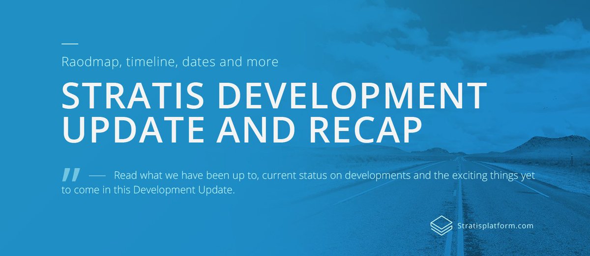 XertraPlatform's tweet image. Stratis development update and recap stratisplatform.com/2017/05/12/str… #bitcoin #stratis $STRAT $BTC #blockchain #breeze #microsoft #dotnetcore