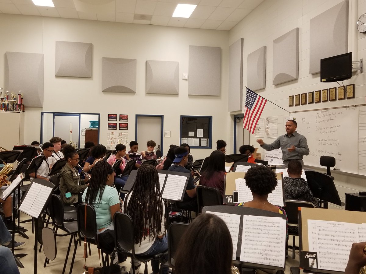 SouthwindHSBand and Choir at Honors Band/Choir rehearsal!