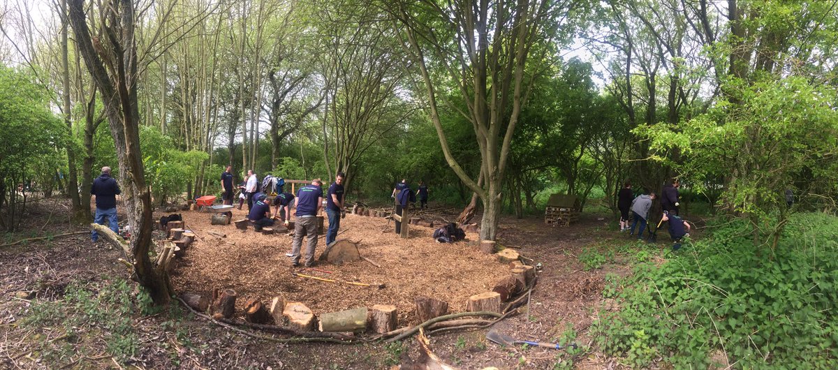 Groundwork_SANT's tweet photo. We'd like to say a HUGE thank you to @sageuk for all their help today at West Boldon Lodge. Great work completed to support South Tyneside https://t.co/kAsjZa6uxf