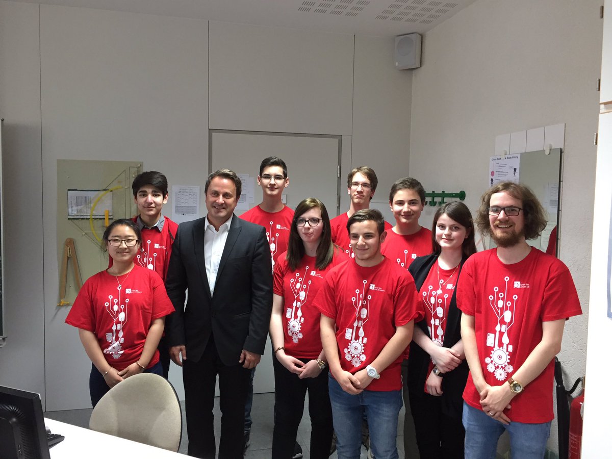 boudotch's tweet photo. Prime Minister Xavier Bettel visited Team Luxembourg (#FGC2017) today! https://t.co/hbkwIbwQpF