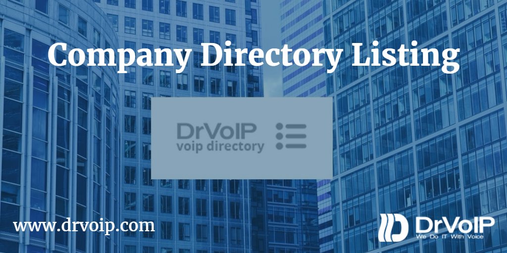 dr_voip's tweet photo. Company Directory Listing
https://t.co/yOIWHRxkG1
FREE Registration!
Click here: https://t.co/a6UrY4bgFv
#DrVoIPDirectory #CISCOSupport https://t.co/xHmqMNBbLG