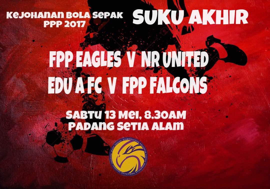smffpp's tweet photo. Perlawanan suku akhir. 2 team kita mara. Fuh berdebar. Merecikπ¦. #FPPEagles #FPPFalcons https://t.co/5ErDREGJou