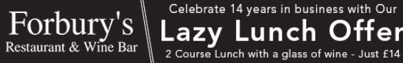 KeepingBizLocal's tweet photo. Monifique  Offer from Forburys Restaurant &amp; Bar https://t.co/TkjxDupJ3z