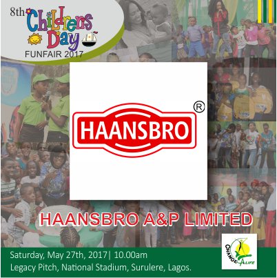 unilagsossa's tweet photo. We are really grateful... Thank you @HaansbroNG for putting smiles on the faces of our children #childrensday #changealife @sayeyemi https://t.co/lSX2kpuDNw