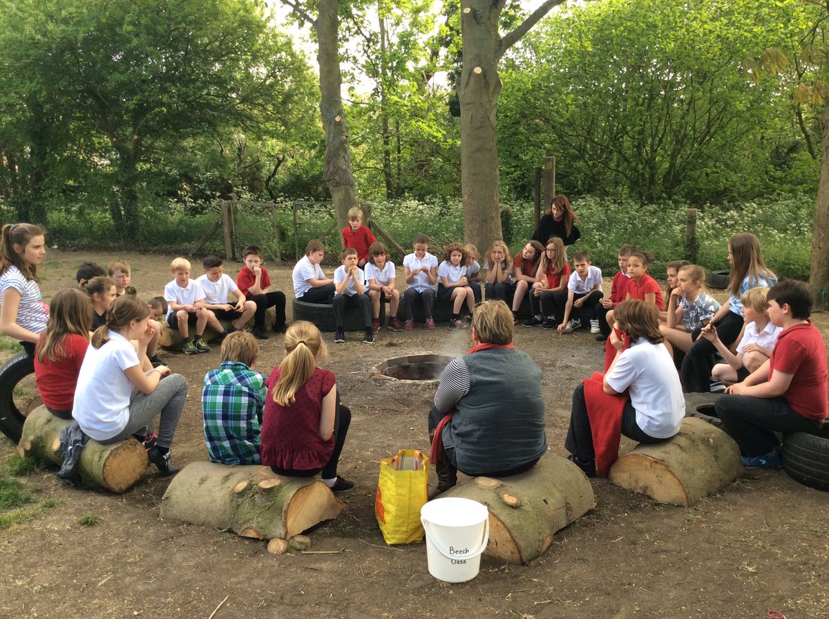 Year 5s join us for a few circle games.