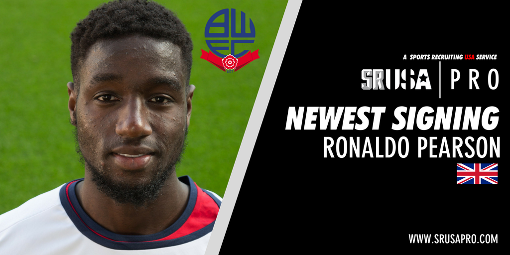 NEW SIGNING | We'd like to welcome on Bolton Wanderers Scholar (previously with Man City), Ronaldo Pearson, on board.