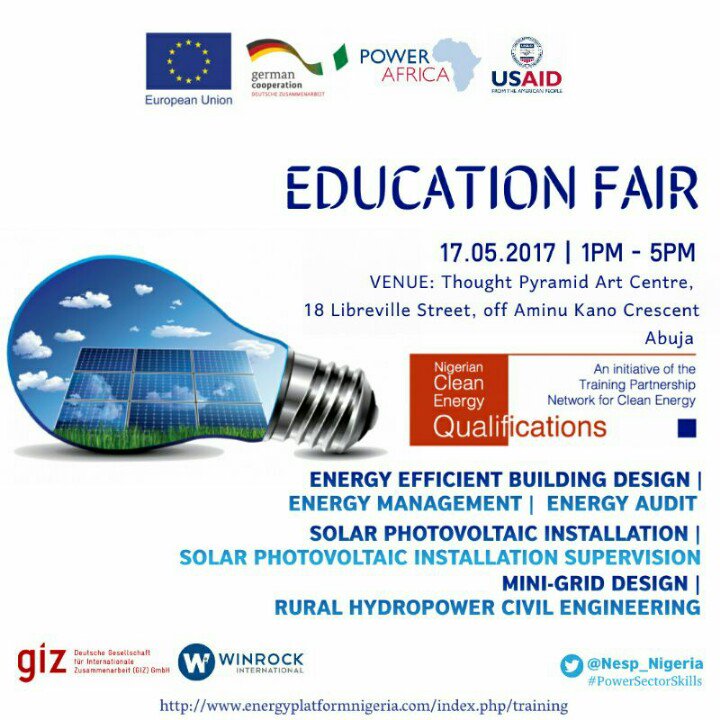 EMPIRE_ABUJA's tweet photo. The 7 qualifications to be introduced at the EDUCATION FAIR will provide skills needed to enhance employment prospects. #PowerSectorSkills https://t.co/aNpv1liVCd