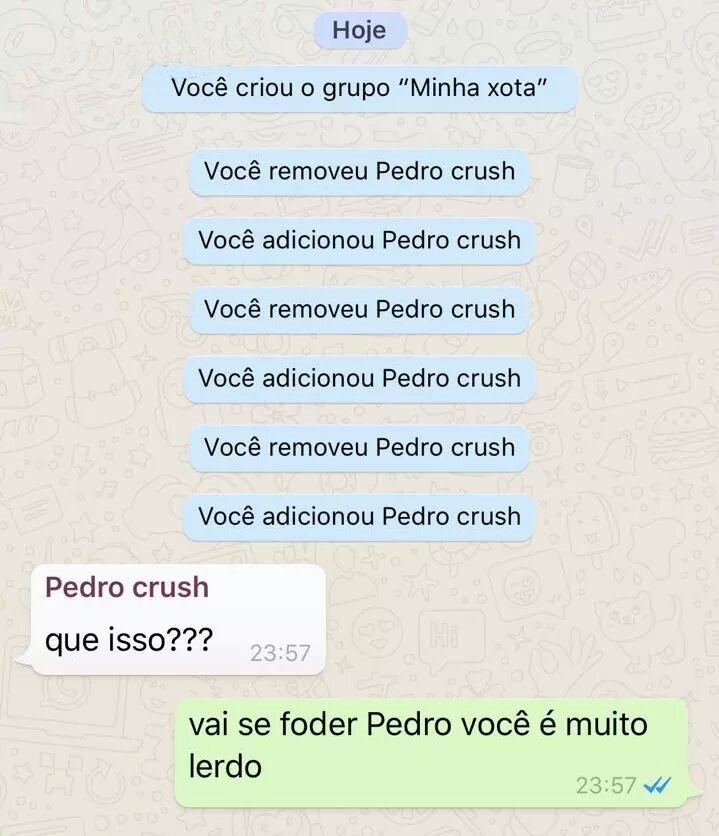 Ironizou5's tweet photo. Porra Pedro https://t.co/8swGxMKPxs