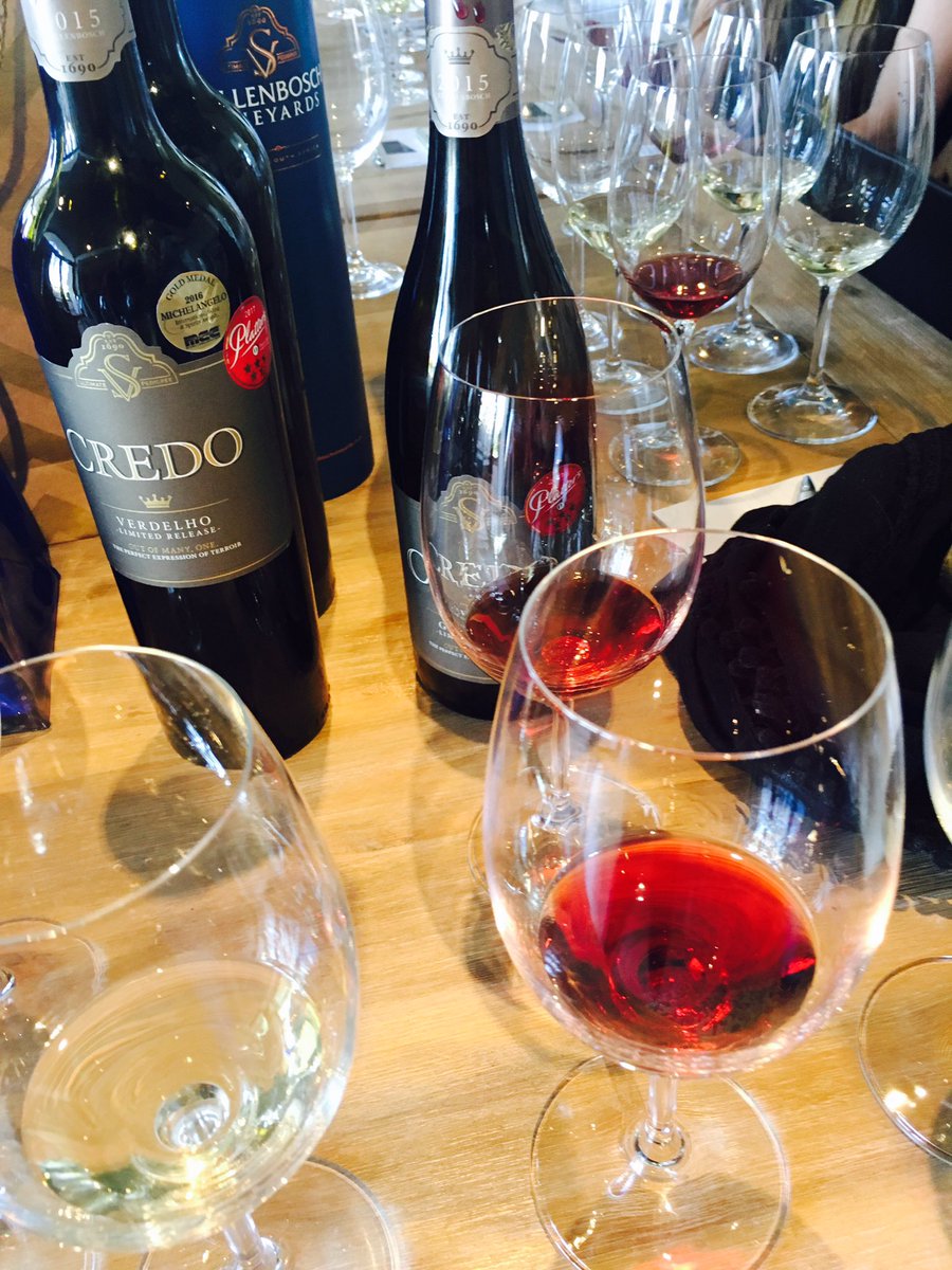 StbVineyards's tweet photo. Special tasting! #therona #genache #credo #wineswithindividuality #Stellenblog #visitStellenbosch https://t.co/ugt9q0R9lm