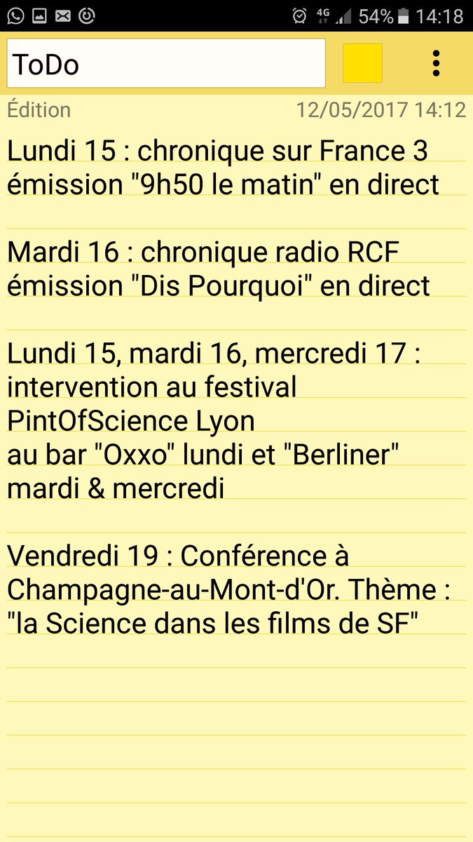 astropierre's tweet photo. Programme chargé, pour moi, la semaine prochaine 😅 https://t.co/OEgEYFuOMQ