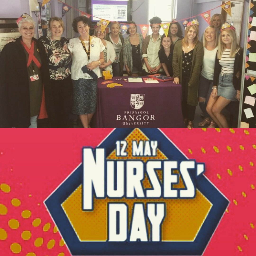 Amy2G's tweet photo. Happy #NursesDay to all past, present and future nurses. Some #bangoruni #nursingstudents with some of our amazing lecturers #nurseheroes https://t.co/o89MA6cLT4