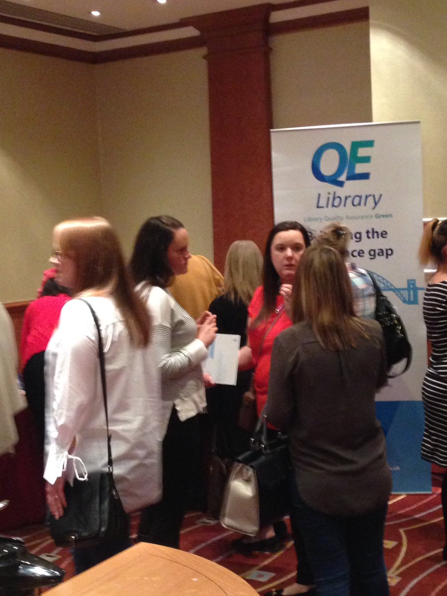 Simman QE Gateshead (@simmanqe) on Twitter photo #QENandMConf Library is doing well #QENandMConf Library is doing well