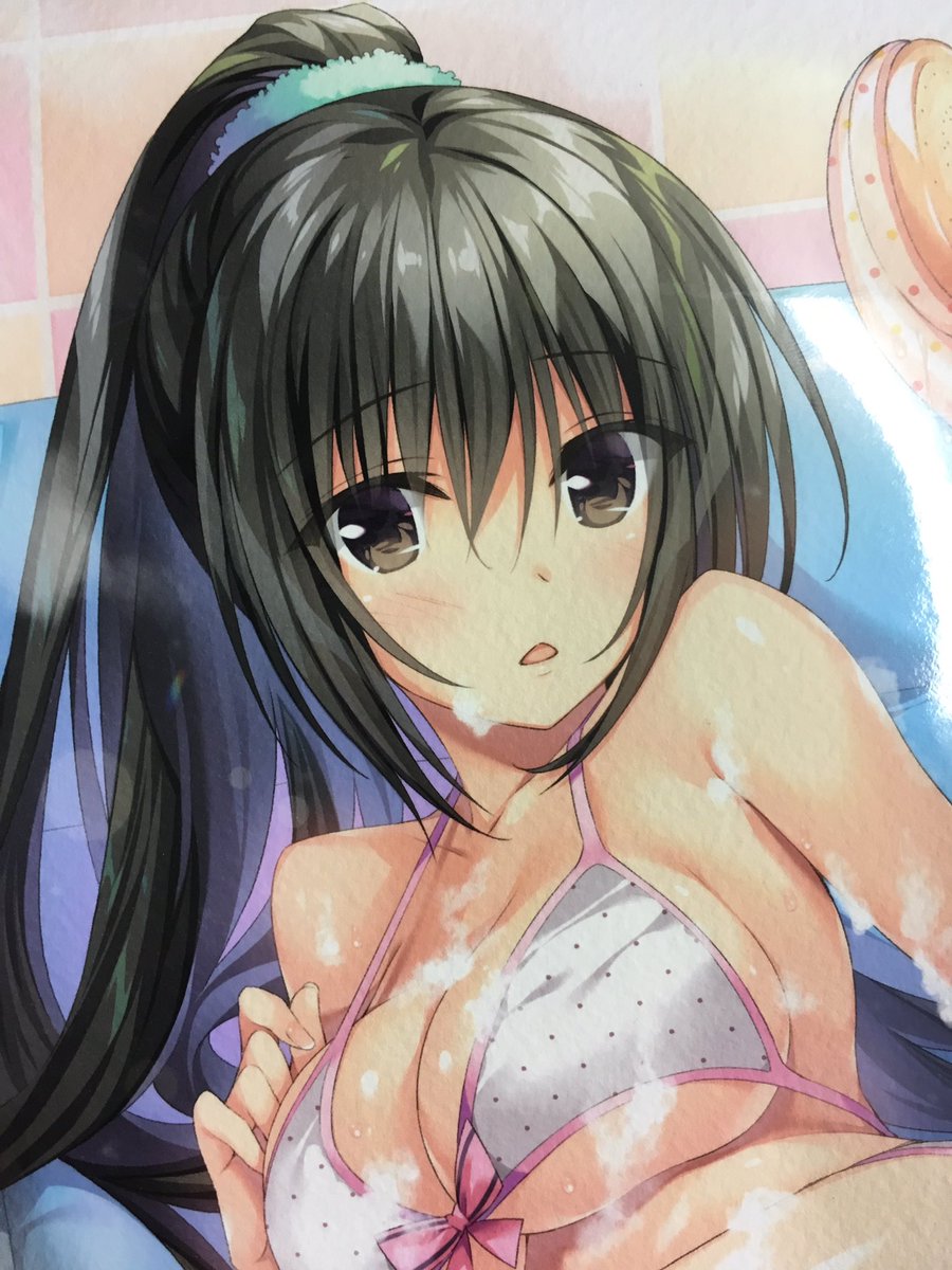 K-BOOKSさんからジークレーが受付開始されてます、良かったらどうぞ〜キャラはいつもの子です。お風呂マットに水着で泡あわなアイドルちゃん…なんだか闇が深い絵になってないか…😇 