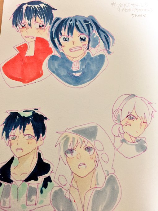 10rtされたらリクエストされたカゲプロメンバー5人を描くのtwitterイラスト検索結果 10rtされたらリクエストされたカゲプロメンバー5人を描くのtwitterイラスト検索結果