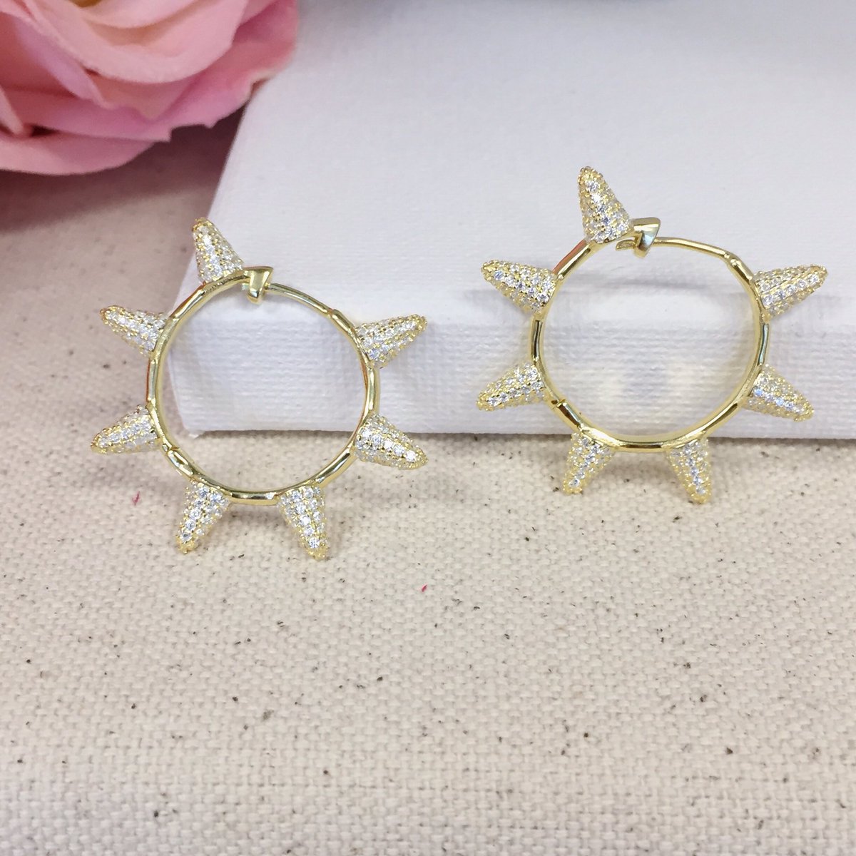 ShopLWN's tweet photo. We have taken the basic hoop to the next level @ShopLWN #jewelryoftheday #earrings #style #earrings #shoplwn #lwn #etsyjewelry #etsy #bling https://t.co/owaM8XwRcI