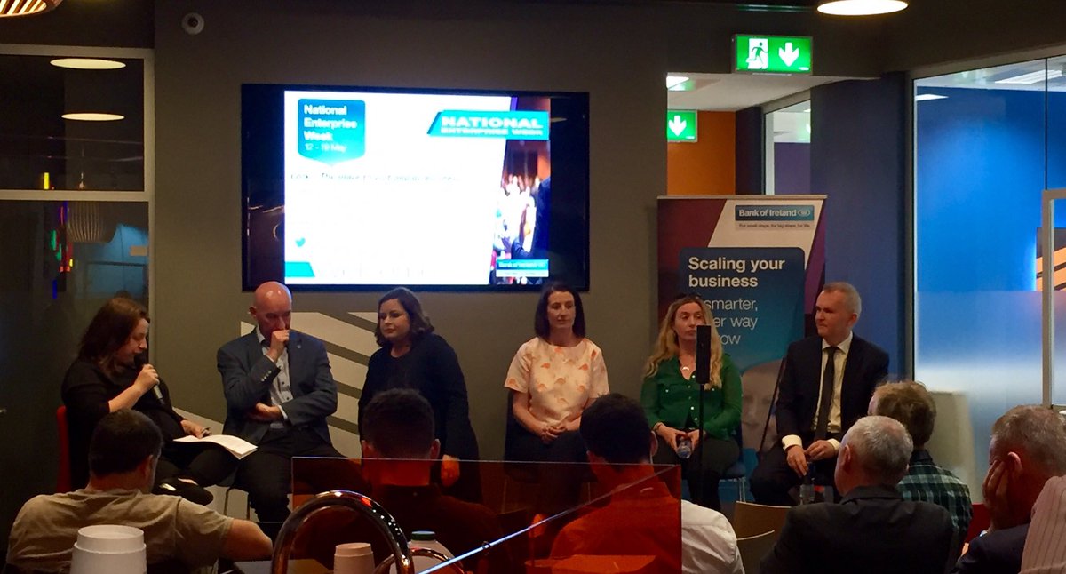 Meet the fantastic panel of today's event in workbench BOI Patrick's street @OSullivanIta@Letsconnect@boistartups