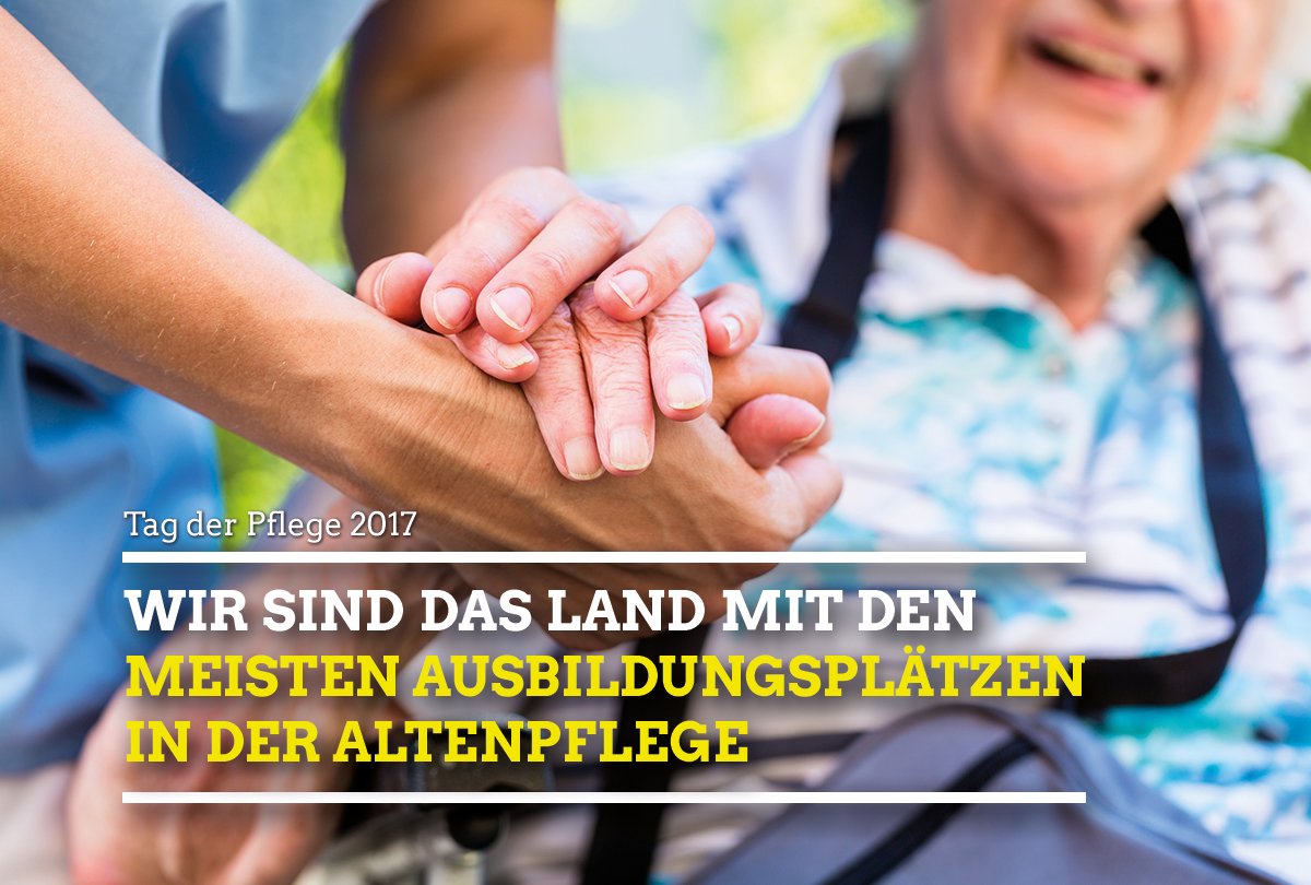 GrueneFrakNRW's tweet photo. #Schongewusst?! In #NRW gibt's heute über 80% mehr vom Land mitfinanzierte Ausbildungsplätze in der Altenpflege als 2012. #TagderPflege https://t.co/XpPxvlHh9H