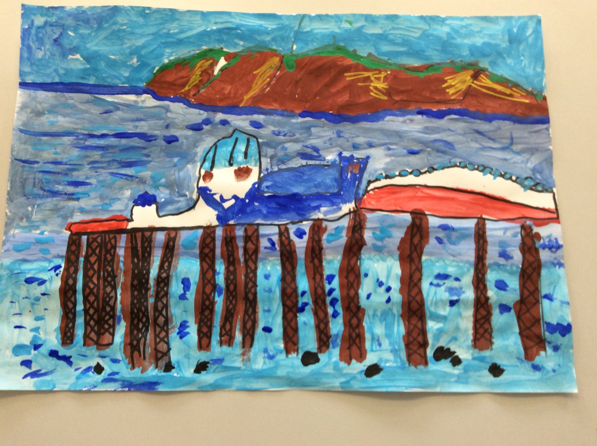 Our theme this term is Places, so we have started with the beautiful Llandudno <a href="/ysgolygogarth/">ysgol y gogarth</a> #llandudno