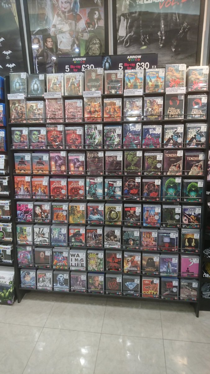 More <a href="/ArrowFilmsVideo/">Arrow Video</a> titles in stock now in our 5 for £30 Blu-ray offer, get them instore or online #hmvArrowVideo store.hmv.com/blu-ray/arrow-…