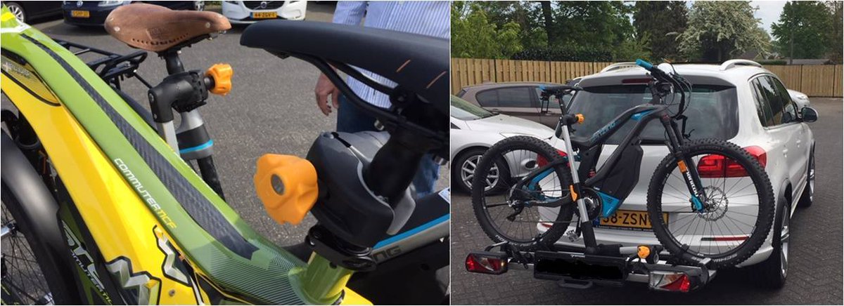 De nieuwe Spinder Xplorer is ook geschikt voor fietsen met een afwijkende framevorm! Zie onze laatse facebook post!
bit.ly/2r9n0Q4