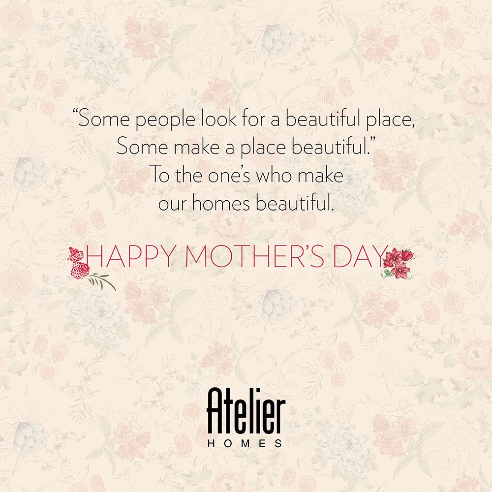 ATELIERDECOR's tweet photo. Beautiful people make beautiful places! 
#HappyMothersDay https://t.co/AQYJLLUoAl