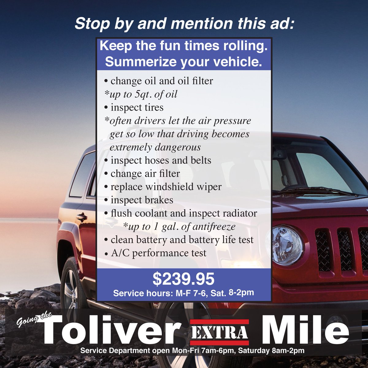 Time to 'Summer-ize' your vehicle!