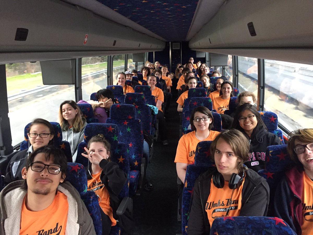 tannerband's tweet photo. On our way to Six Flags!! We like to party, we like, we like to party! #Band #SpringTrip2017 https://t.co/98YCbhCFrC