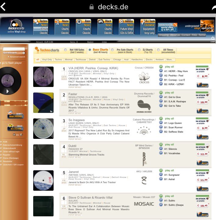 MusicHerr's tweet image. Nro. #1 in Decks Charts!!! 
Let's celebrate 🥂