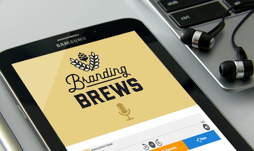CraftBrewingBiz's tweet photo. Cue up Branding Brews, a new podcast on branding, design and marketing for beer. @brandingbrews https://t.co/V7SsMd671y https://t.co/lQG5doYP8B