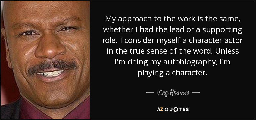 Happy birthday to Ving Rhames!  