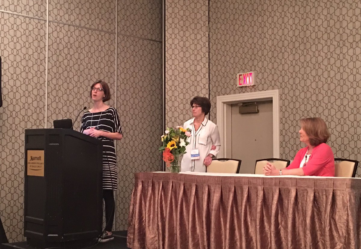 bethmattey's tweet photo. @SchoolNurses Board Member Karla Palmer introduces session in style of Ignite at #MASN2017! Great info shared in 5 min sessions @p_yoderrn https://t.co/Ut8nyTVNzQ