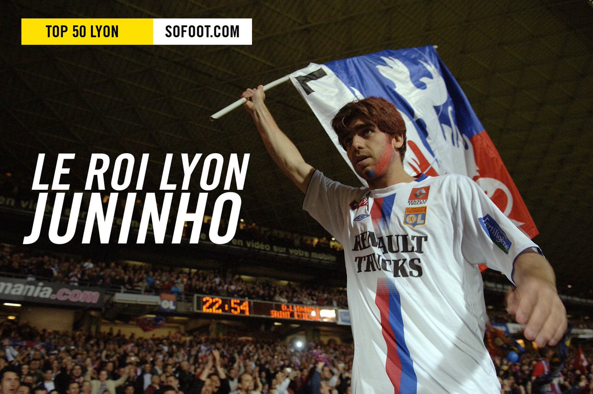 SO FOOT (@sofoot) on Twitter photo #Juninho est 1er de notre classement des 50 joueurs qui ont écrit l'histoire de l'<a href="/OL/">Olympique Lyonnais</a> !
sofoot.com/les-50-joueurs… #Juninho est 1er de notre classement des 50 joueurs qui ont écrit l'histoire de l'<a href="/OL/">Olympique Lyonnais</a> !
sofoot.com/les-50-joueurs…