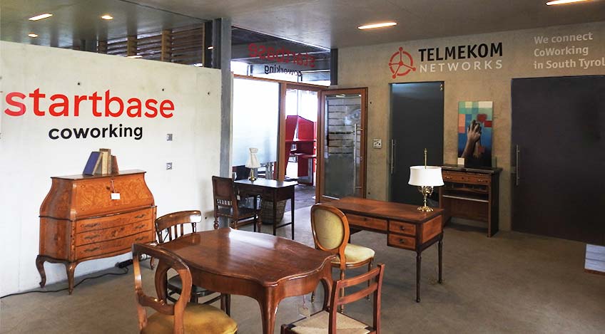 startbase meran eröffnet einen Coworking Space im Lido Schenna. Und wir sind als Sponsoren mit dabei! #startbase #coworking #telmekom