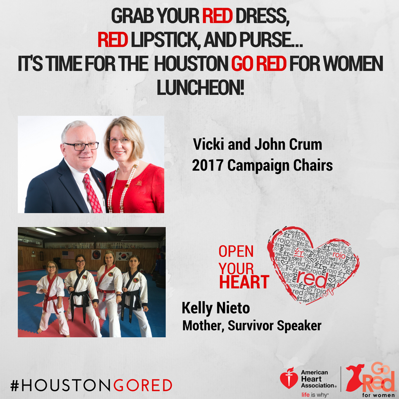 AmericanHeartTX's tweet photo. TODAY #HoustonGoRed For Women Luncheon is encouraging women and their families to take action and live a healthier life. https://t.co/0Jr82822uF