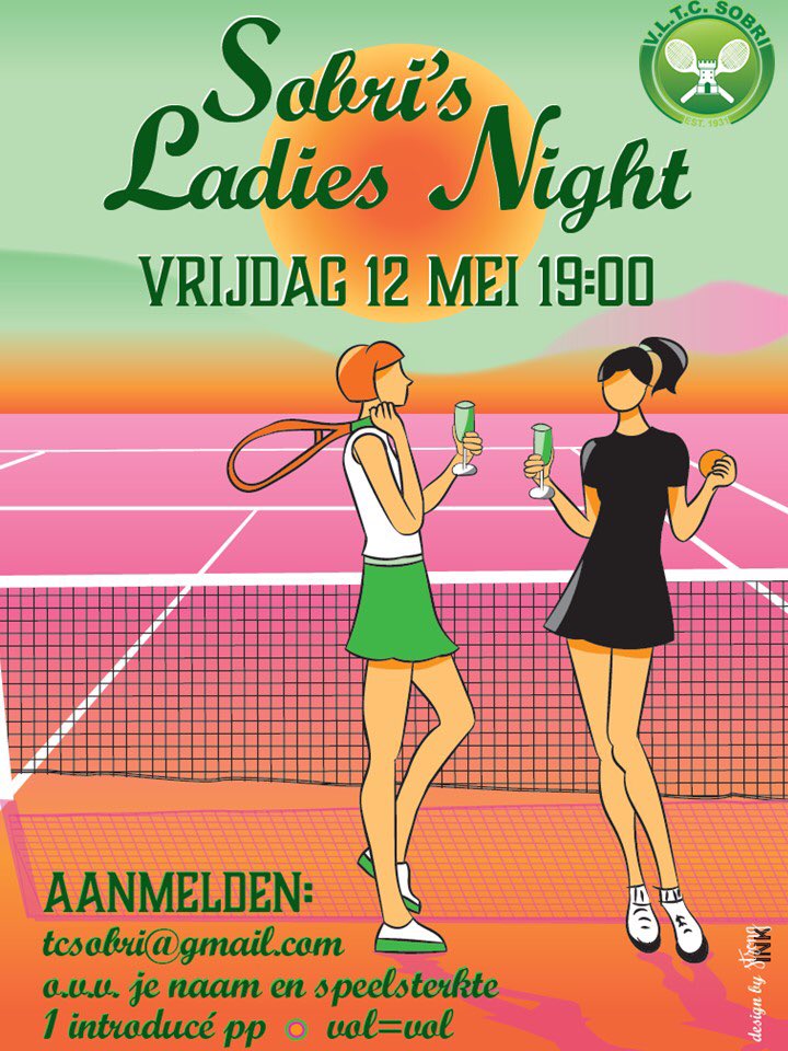 Valerie_Meelker's tweet photo. De Ladiesnight bij TC Sobri #Voorburg wordt extra leuk door de sponsors @Sport2000VB, #proefhuys #Senff en #Mooiparfumerie @Herenstraat https://t.co/h4pKkBegPx