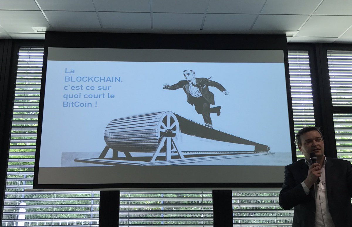 OrianeDoRosario's tweet photo. "Comment ubériser UBER ? : la blockchain !" By @dleglana #numerifemmes #MBADMB https://t.co/dN6cvOCkT6