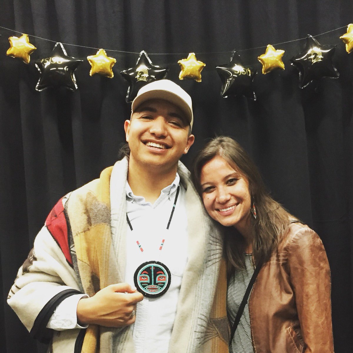 mredshirtshaw's tweet image. You'll always be family to me @HiawathaSmalls ✊🏽️ I am so proud of you // felt so lucky to catch the end of your #NativeGrad