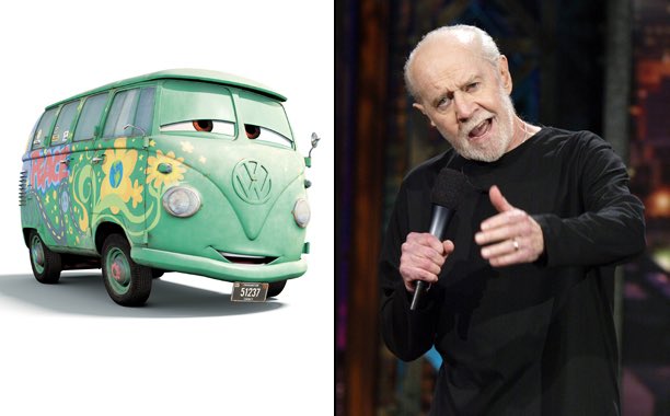 Happy birthday to the late George Carlin, the voice of Fillmore in CARS! 