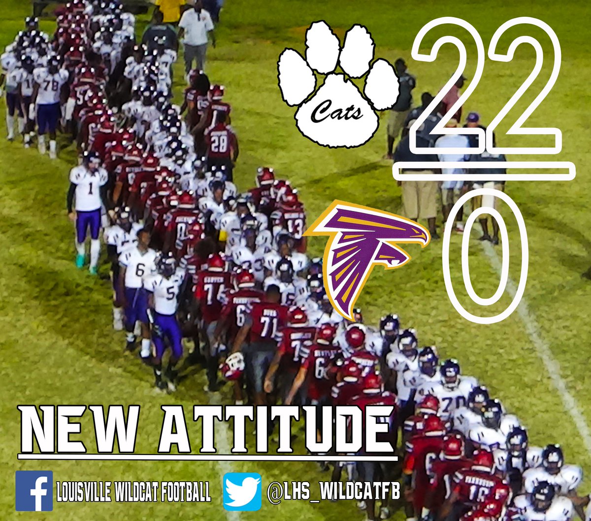LHS_WildcatFB's tweet photo. Thanks to everyone that came out to see the first glimpse of the New Attitude! We love the Wildcat Nation! Big things coming!🏈🏆💯 https://t.co/x1qgYsF757