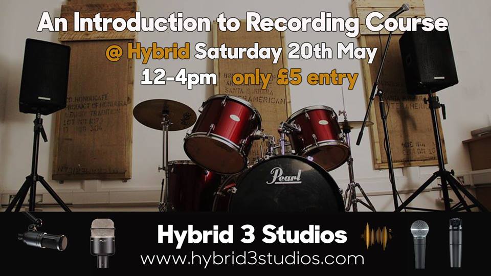 hybrid3studios's tweet photo. Just 3 places left for this bargain course on 20th May. #sheffieldissuper #music #recording https://t.co/Cx5X6ZeStZ