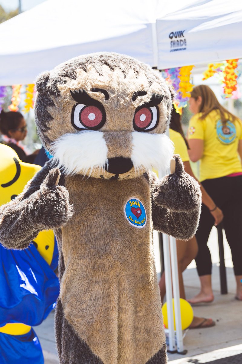 Josh the Otter loves AFE #watersafety #AprilPoolsDay #aztecs4education #SDSU3SB #readingsaveslives #volunteers
