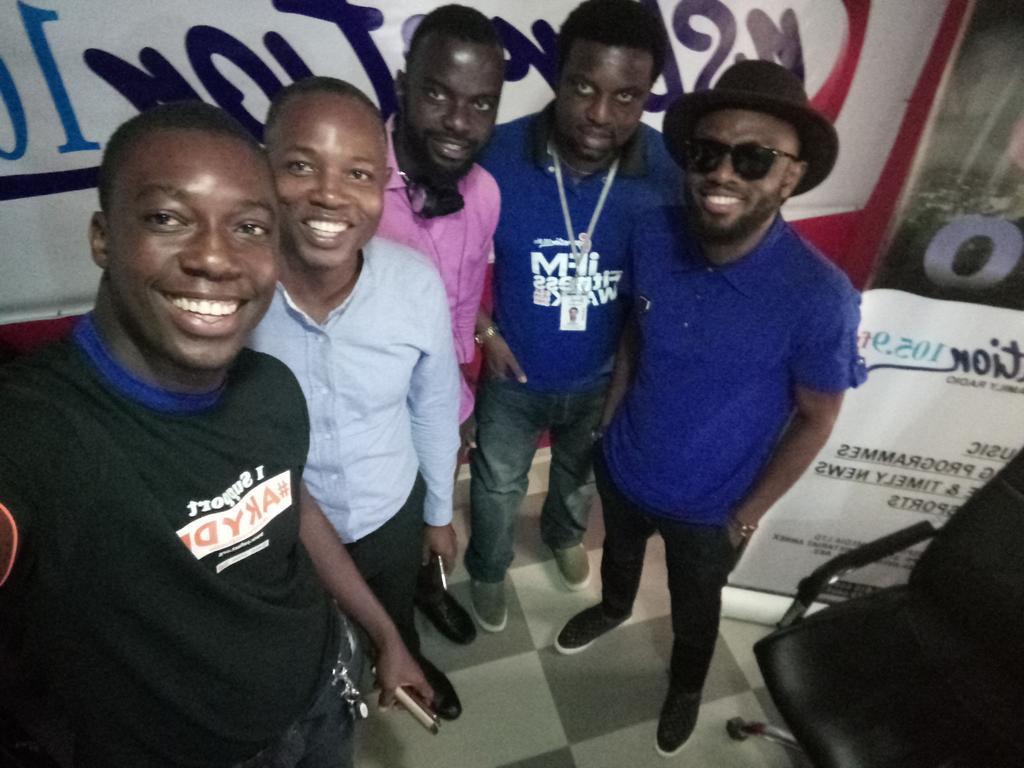 sitippe's tweet photo. #InspirationTrends 

After eventful outing at @ifm1059 with @cavilT of @akstrending, @goldenchylduno @MorganSoulex @iamGeoffQ and Charles https://t.co/y1TOkSJuy7