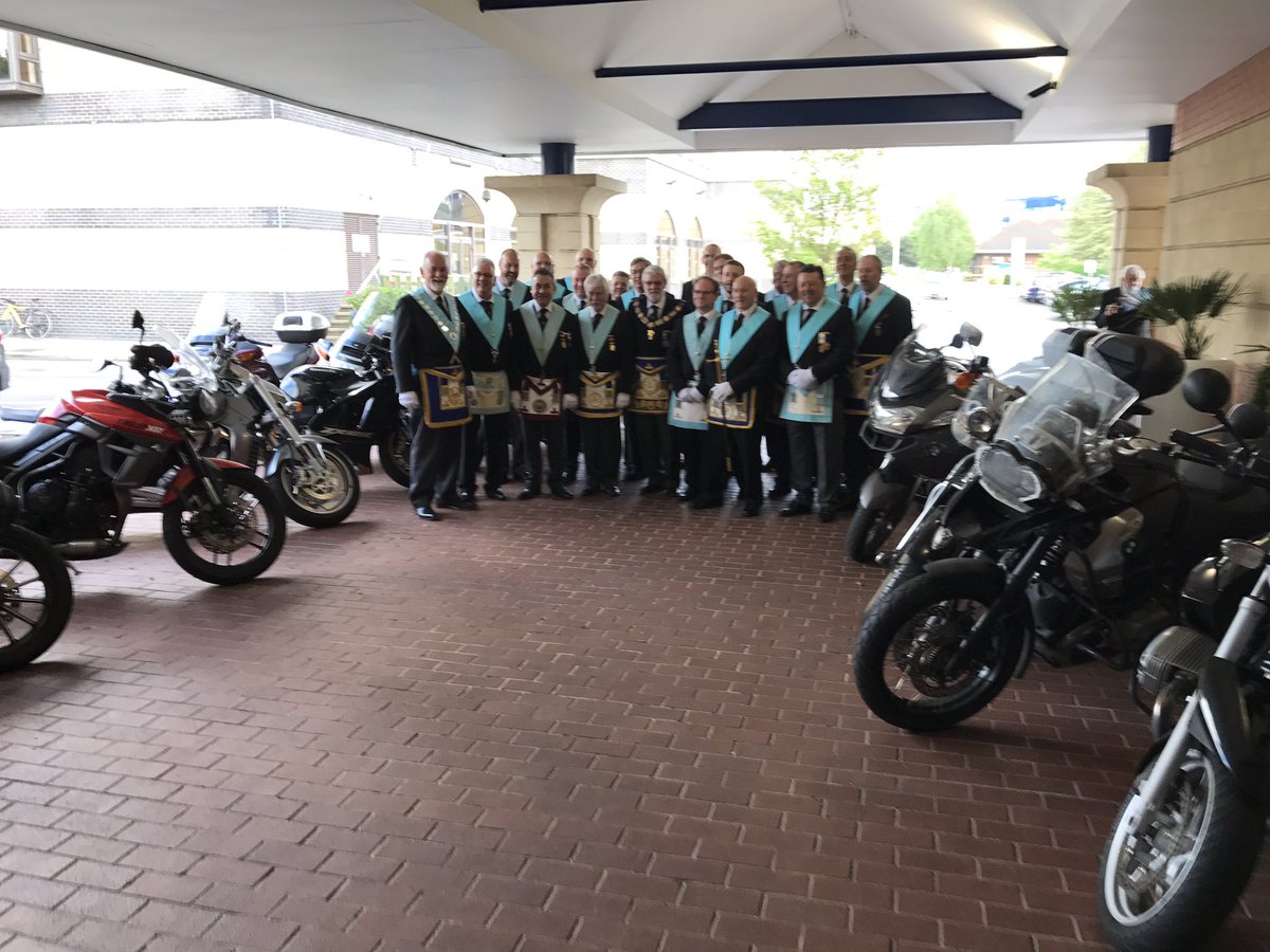 DFootless's tweet image. Wonderful consecration ceremony of The Motorcyclists Lodge No9939
