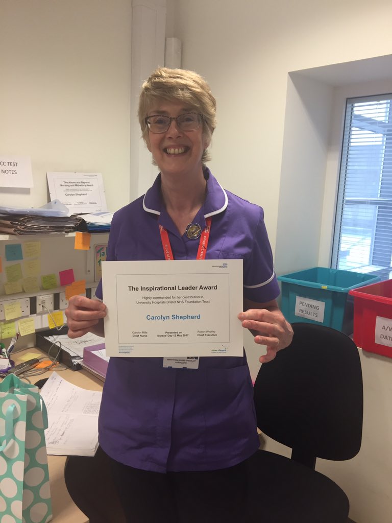 Very proud of our Lead Arrhythmia Nurse who truly is an Inspirational Leader! #nursesday @UHBristolNHS