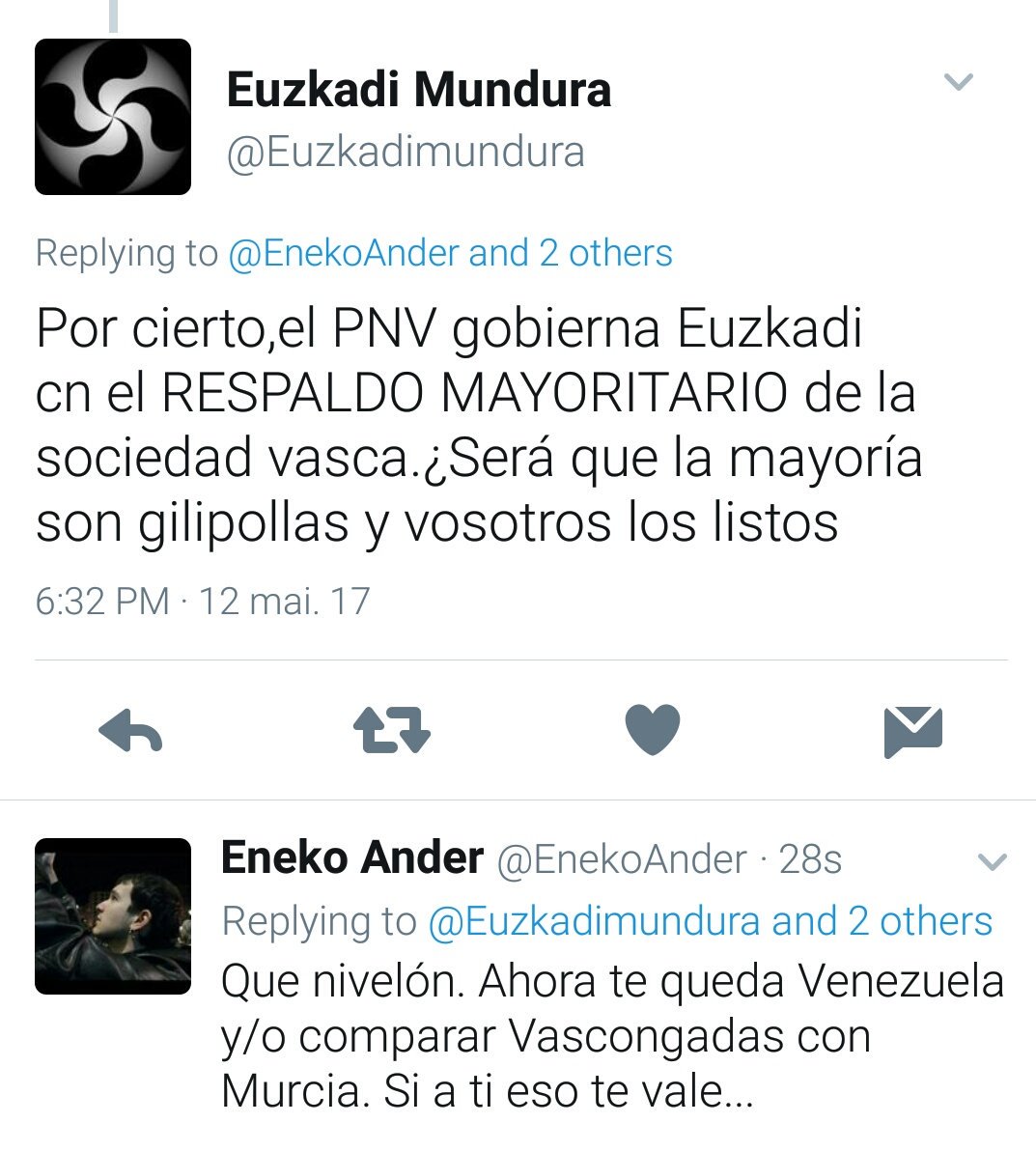 EnekoAnder's tweet photo. Me encanta Twitter... #VenezuelaRules https://t.co/MeBa294Rwa