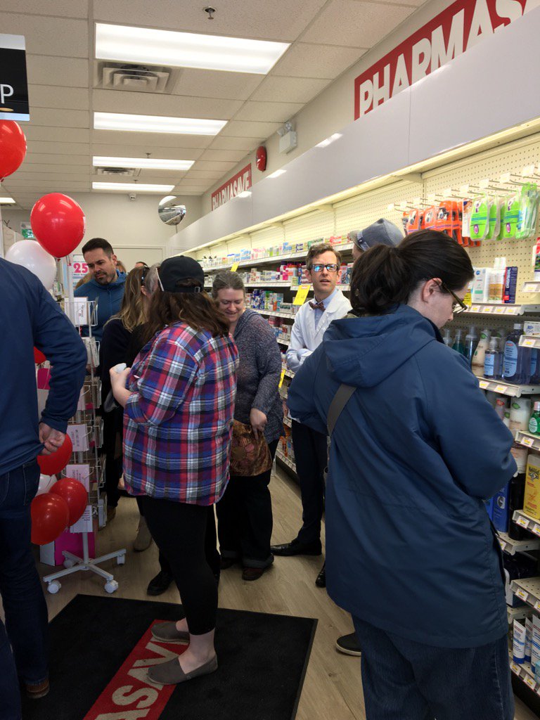 Happy to be at <a href="/BowmanDrugStore/">Bowman's Pharmasave</a> Grand Opening! Join us.