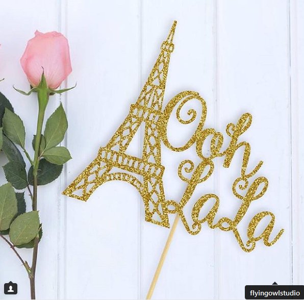 happierhandmade's tweet photo. Such a fun #cake topper! From #flyingowlstudio https://t.co/L3FMhVcU6h #happierhandmade #Francophile #France #handmade #parisianparty https://t.co/mtuxB3iFTm