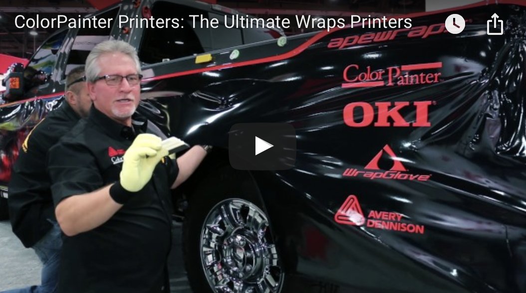 aslawetsky's tweet photo. #ColorPainter Printers: The Ultimate Wraps Printers https://t.co/M3zxpLSQPR @OKIData https://t.co/wSyVb2oRoO