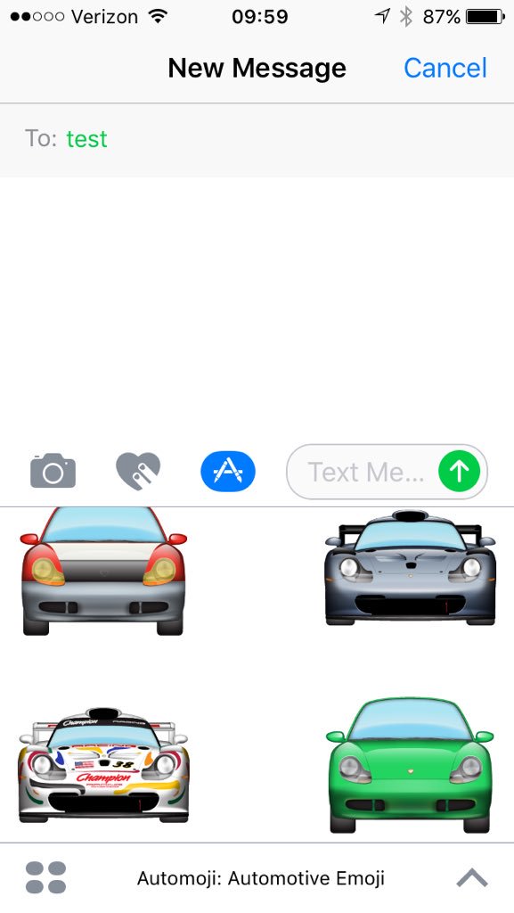 <a href="/MotoClark/">Jim Clark</a> If you're on an iPhone, have you gotten <a href="/automoji/">Automoji</a> yet?